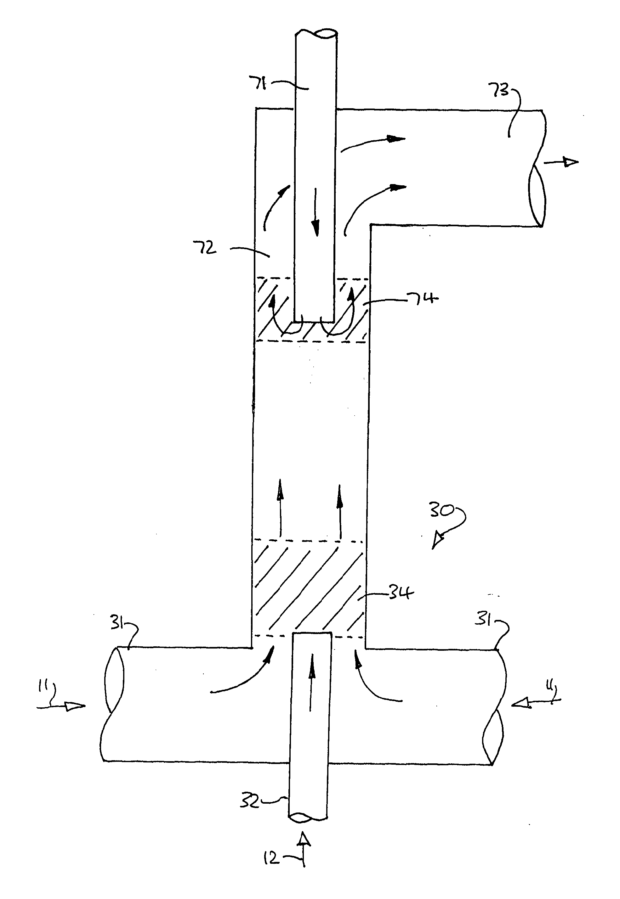 Co-current mixer, apparatus, reactor and method for precipitating nanoparticles