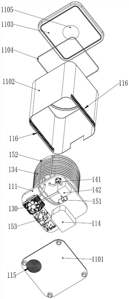 Semiconductor refrigeration constant-temperature and vacuumizing rice cabinet and refrigeration control method thereof