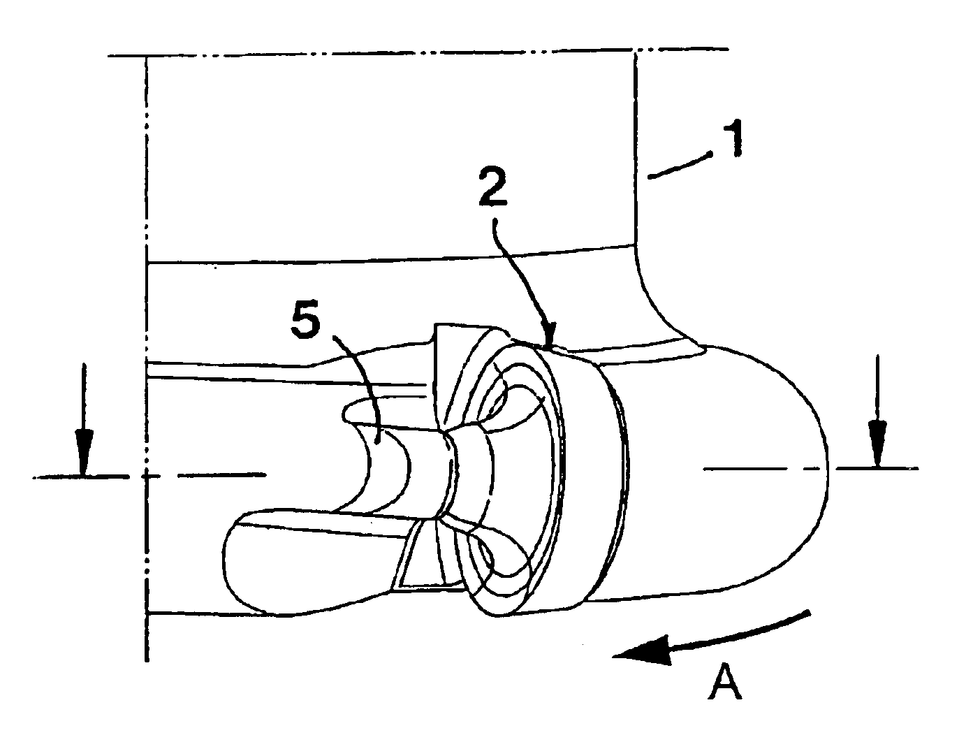 Tool for chip removing machining and rotatable cutting insert for such tools