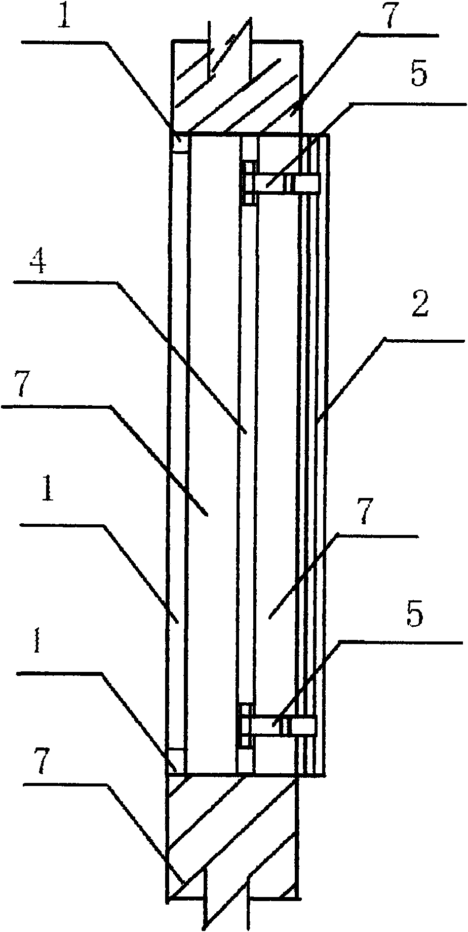 Section bar for multifunctional inward-outward casement window and window contexture