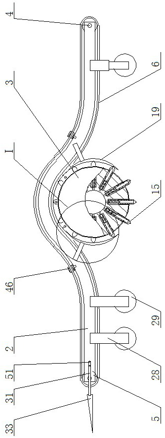 Sludge cleaning device for river sewage treatment