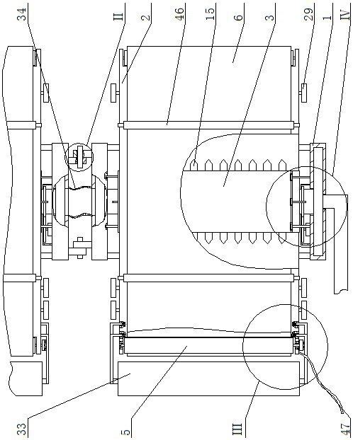 Sludge cleaning device for river sewage treatment