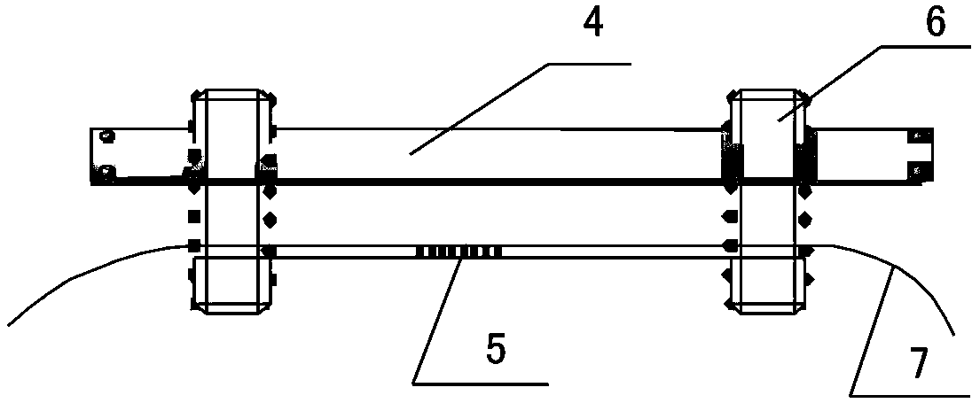 System for monitoring vibration frequency of high-voltage transmission conductor on line