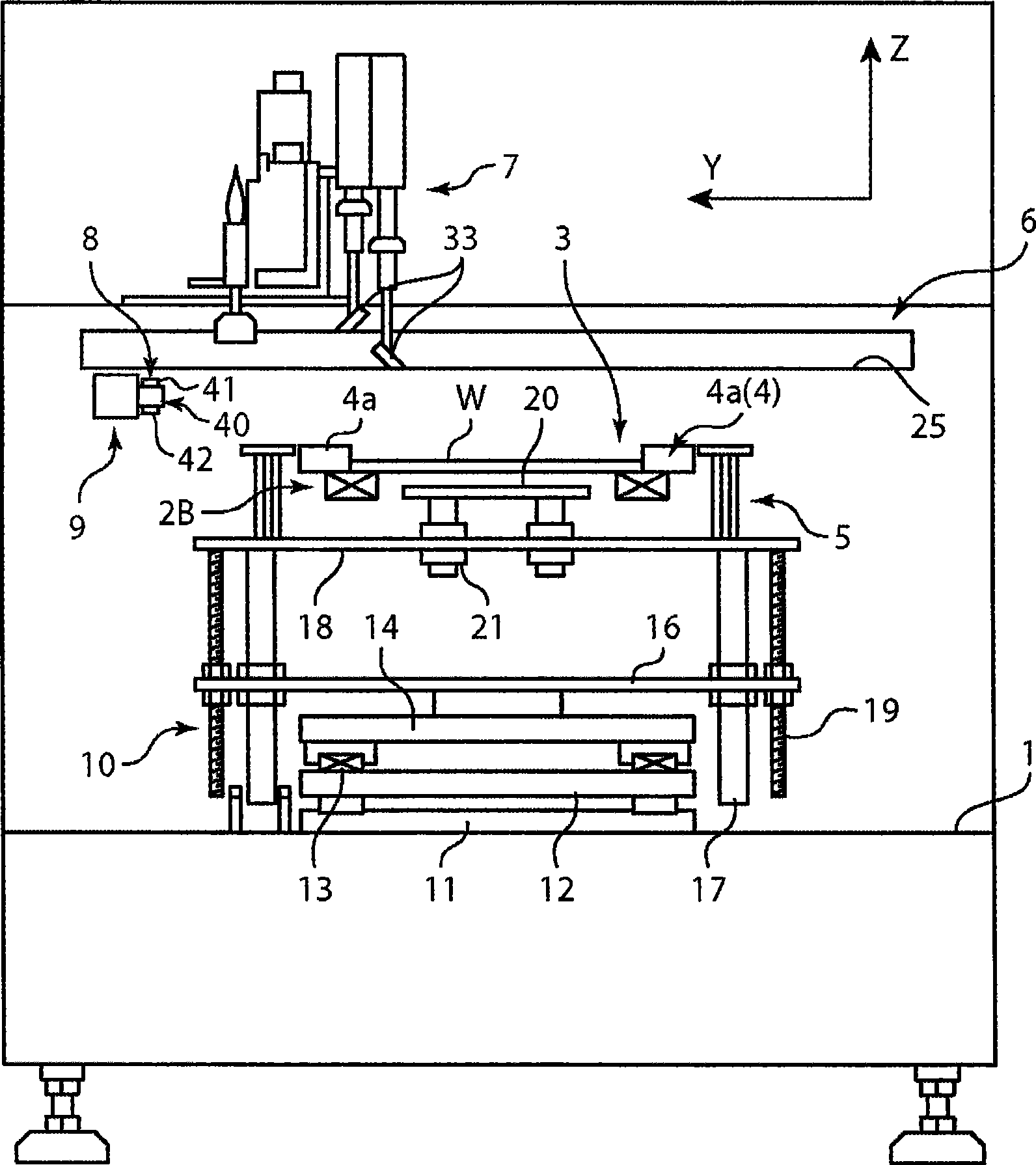 Position matching method and screen printer