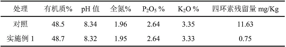 Tetracycline degrading bacterium and application thereof to livestock and poultry excrement composting treatment