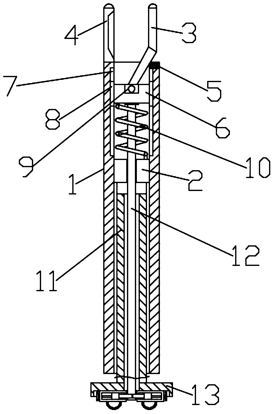 Hepatic calculus eliminating device