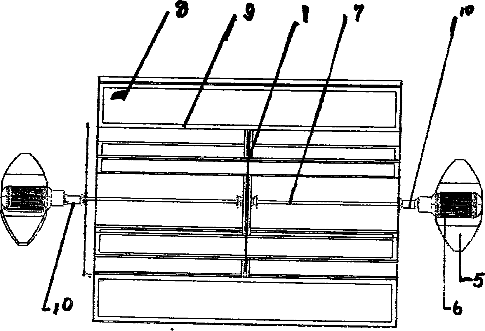 Dam-free electricity generation method of tension-type structured water wheel