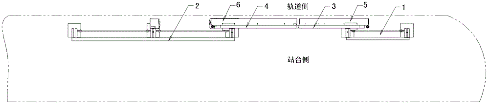 Nonstandard electric guardrail of rail transit station safety guardrail system