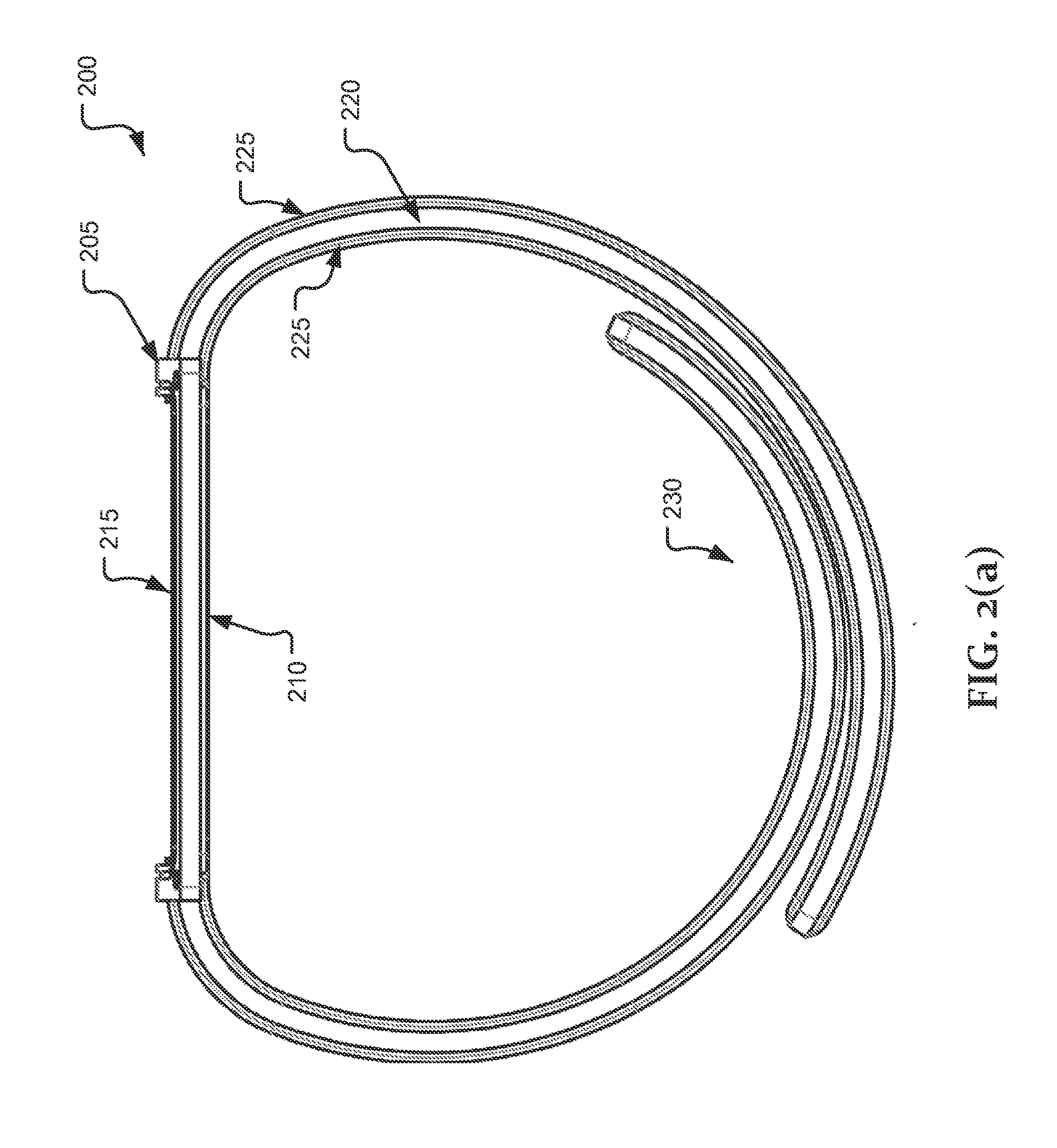 Flexible band or strap with integrated battery