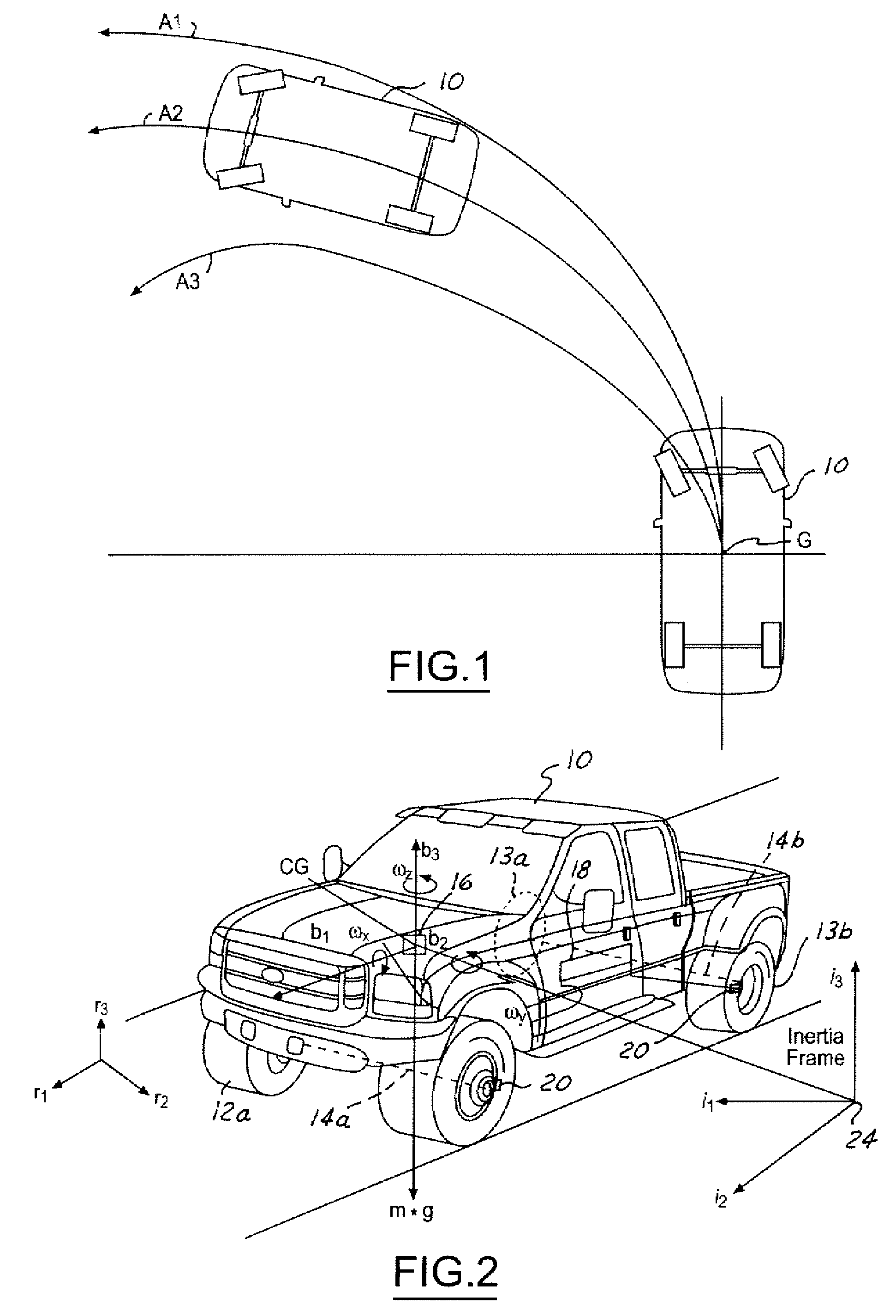 Method and apparatus for controlling brake-steer in an automotive vehicle in reverse