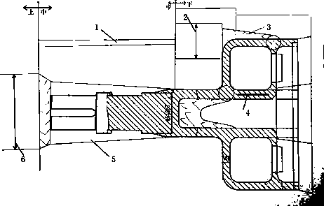 Casting process of cylinder body casting with shaft