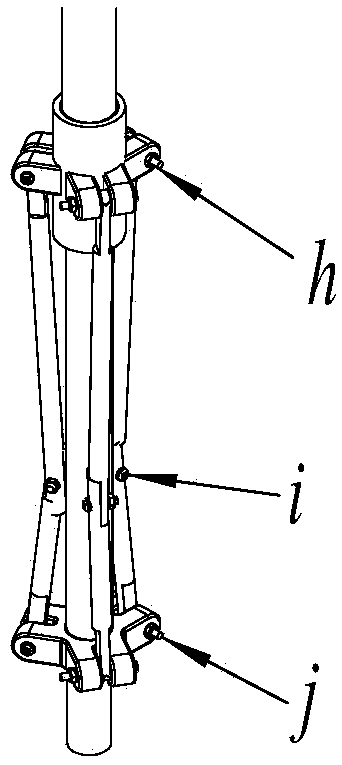 Statically-indeterminate multifunctional walking stick with variable supporting point