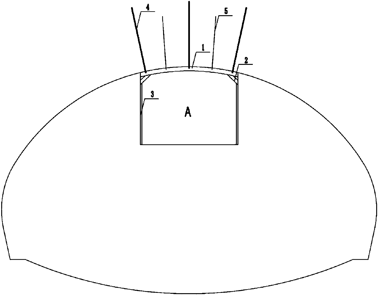 Super-long span tunnel excavation and support construction method