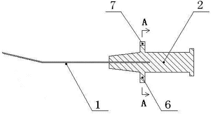 Modeling device for establishing bladder cancer orthotopic transplantation tumor animal model