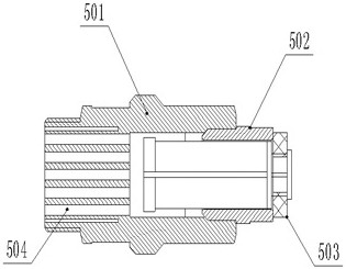 Gas back-extraction type water drainage device