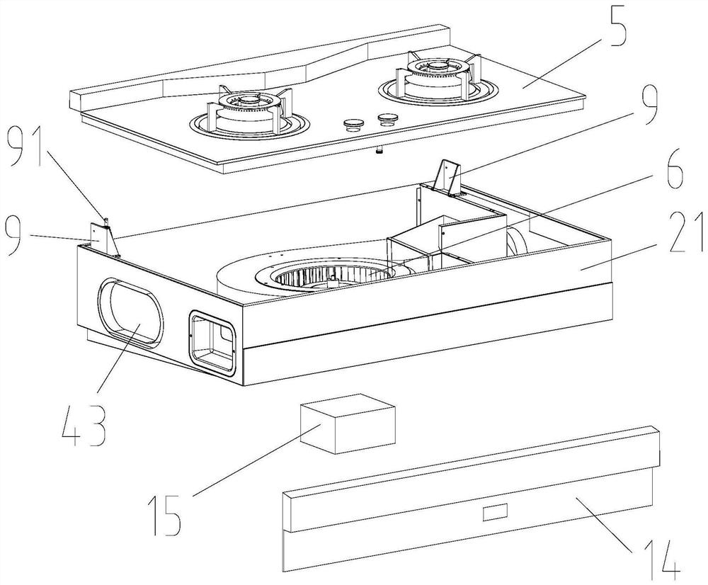 Detachable modular integrated cooker