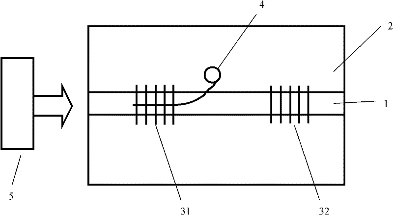 Single-mode fiber laser with mini resonance cavity structure