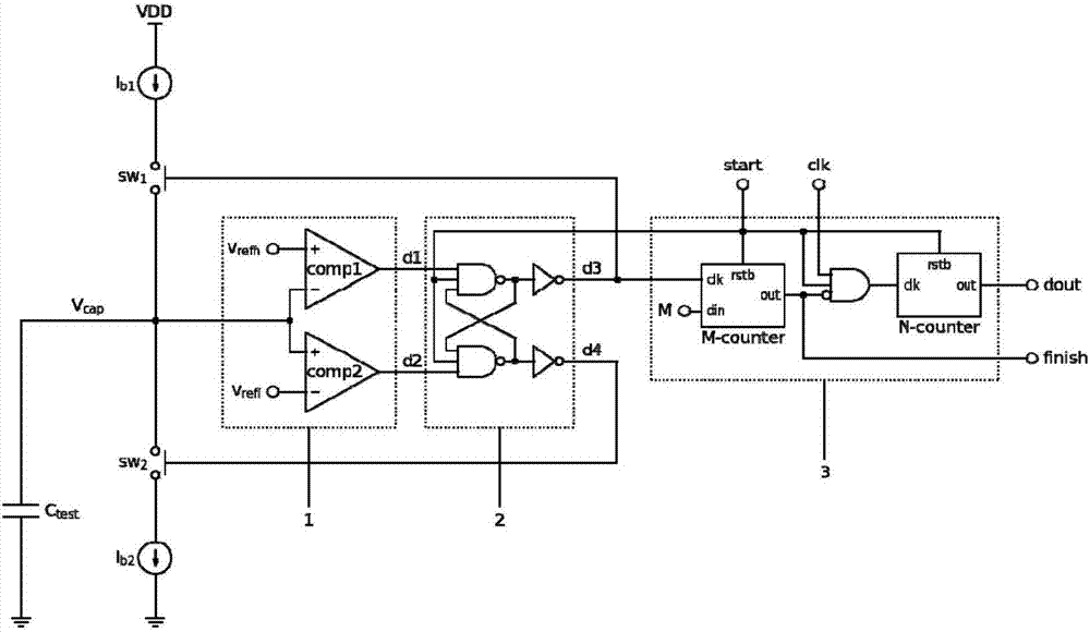 Capacitor measuring system and measuring method thereof