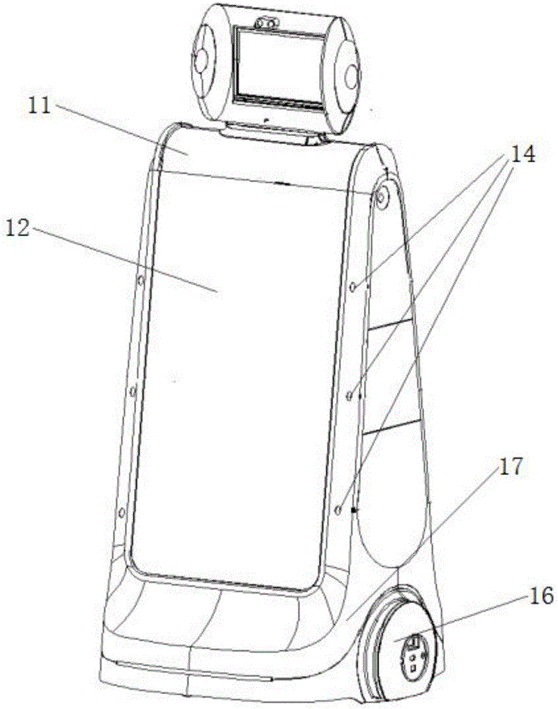 Advertising machine having anti-tilting function