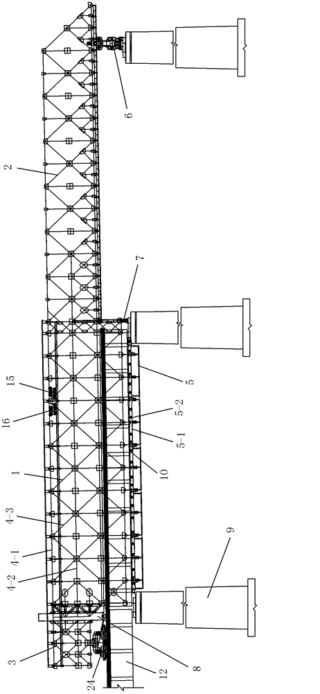 Large-section simply-supported box girder precasting and assembly process under conditions of strong wind and high altitude