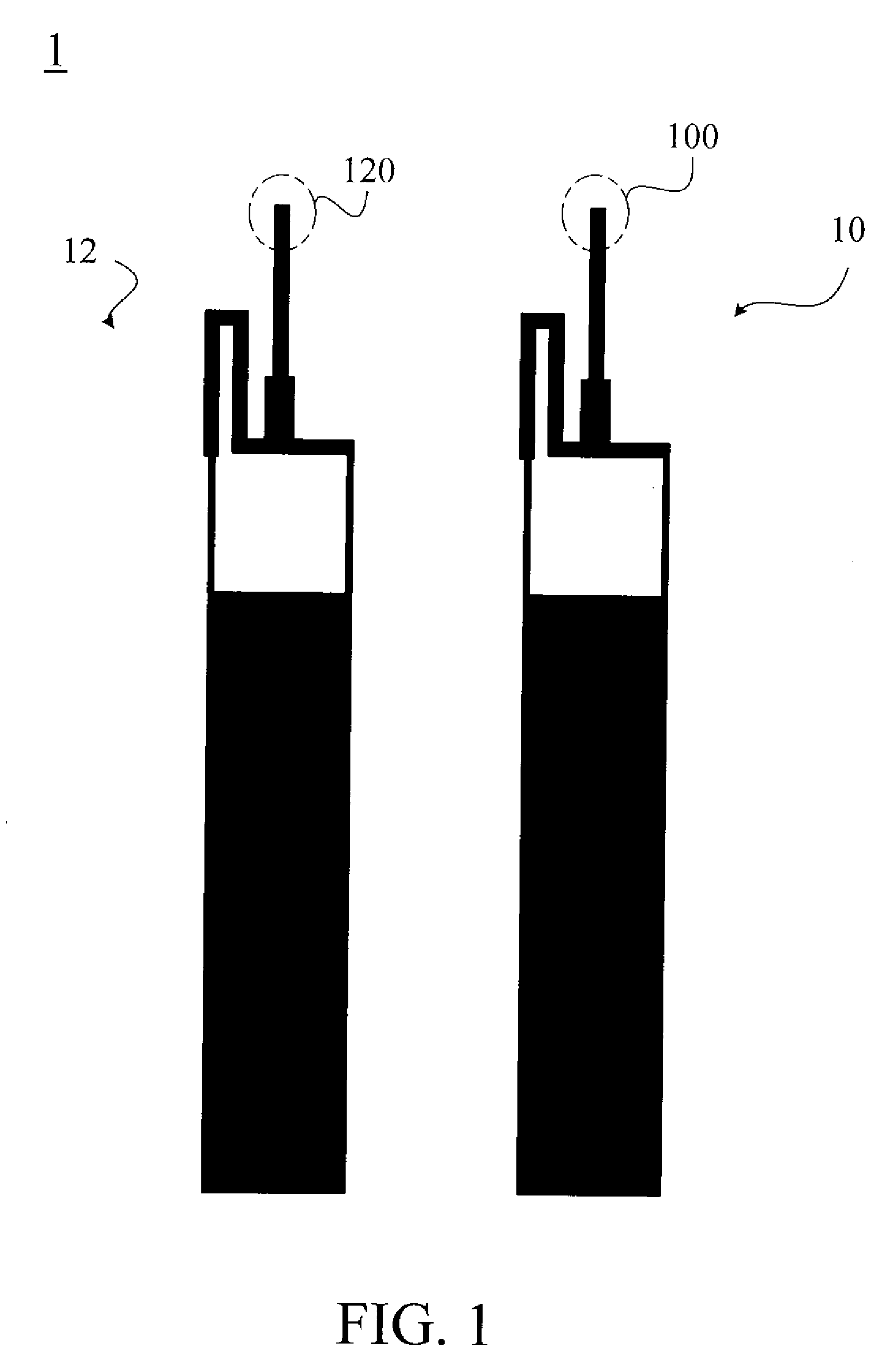 Leaky-wave dual-antenna system