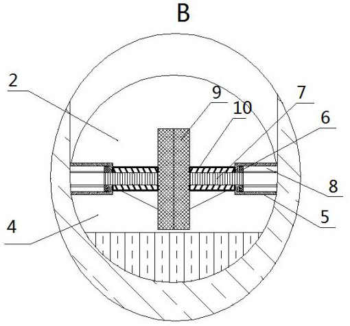 Quick connecting device for multiplexing line during emergency maintenance