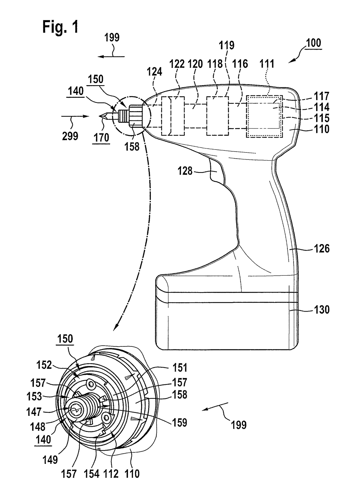 Tool attachment for a handheld machine tool