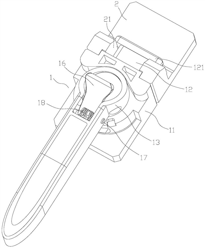 LED display screen quick linking and locking device and LED display screen