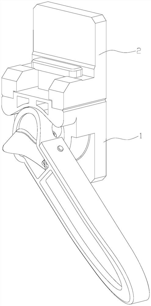 LED display screen quick linking and locking device and LED display screen