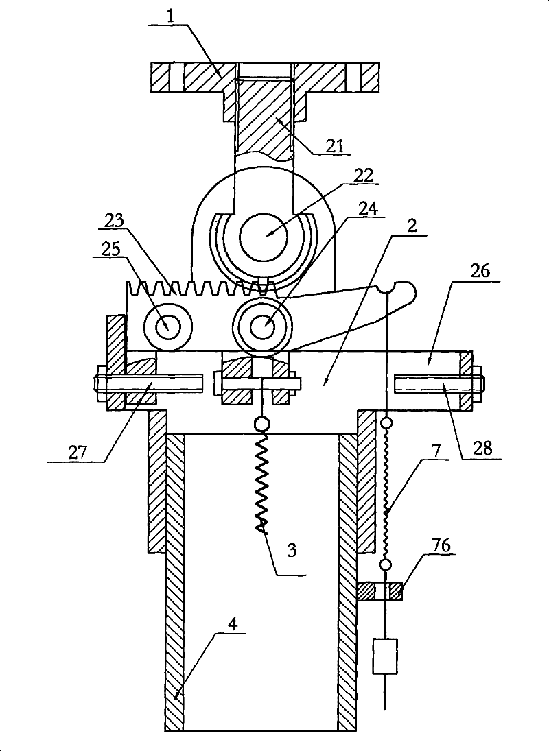 Thigh low-squatting type prosthetic limb