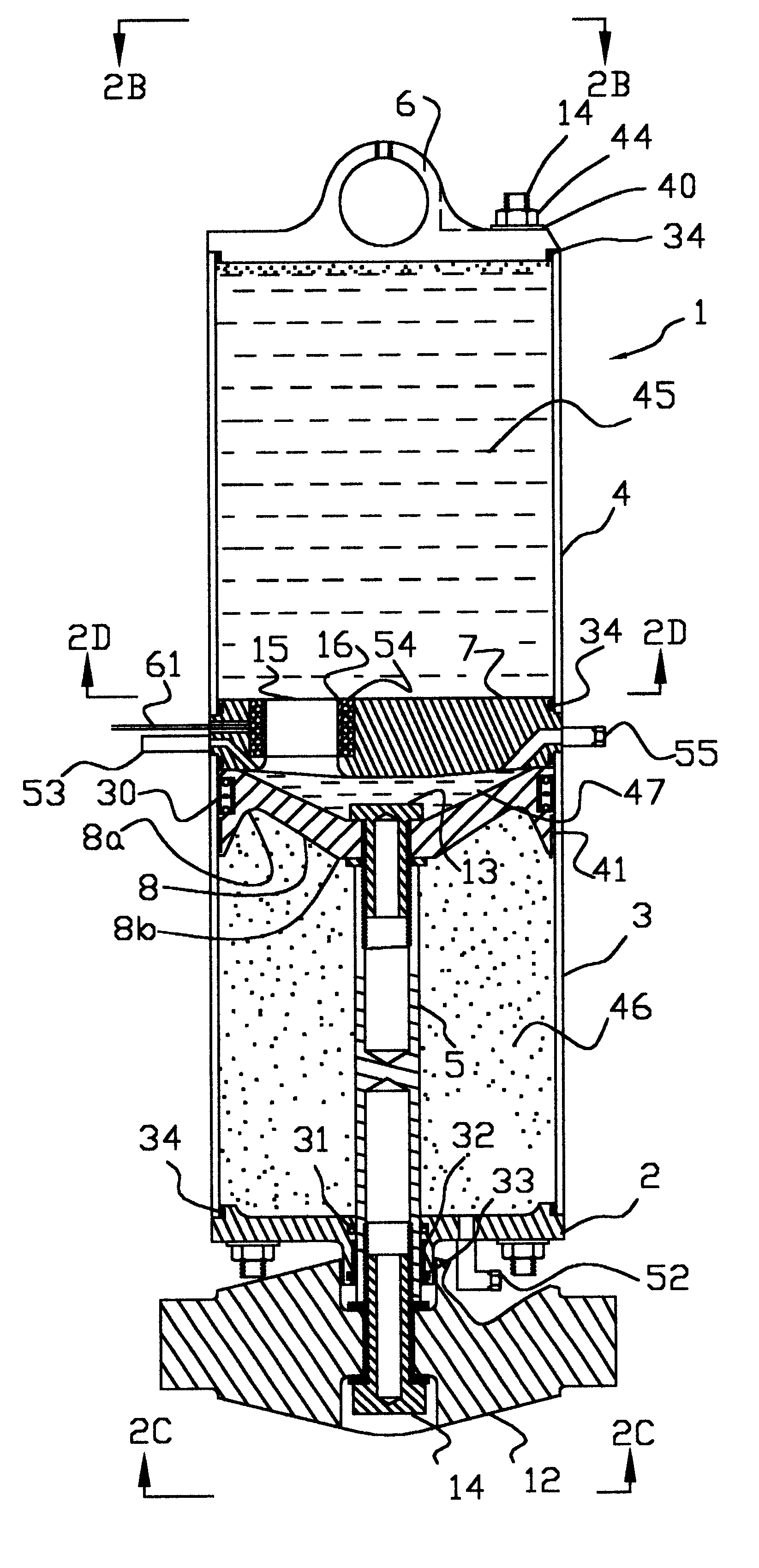 Landing gear shock absorber with variable viscosity fluid