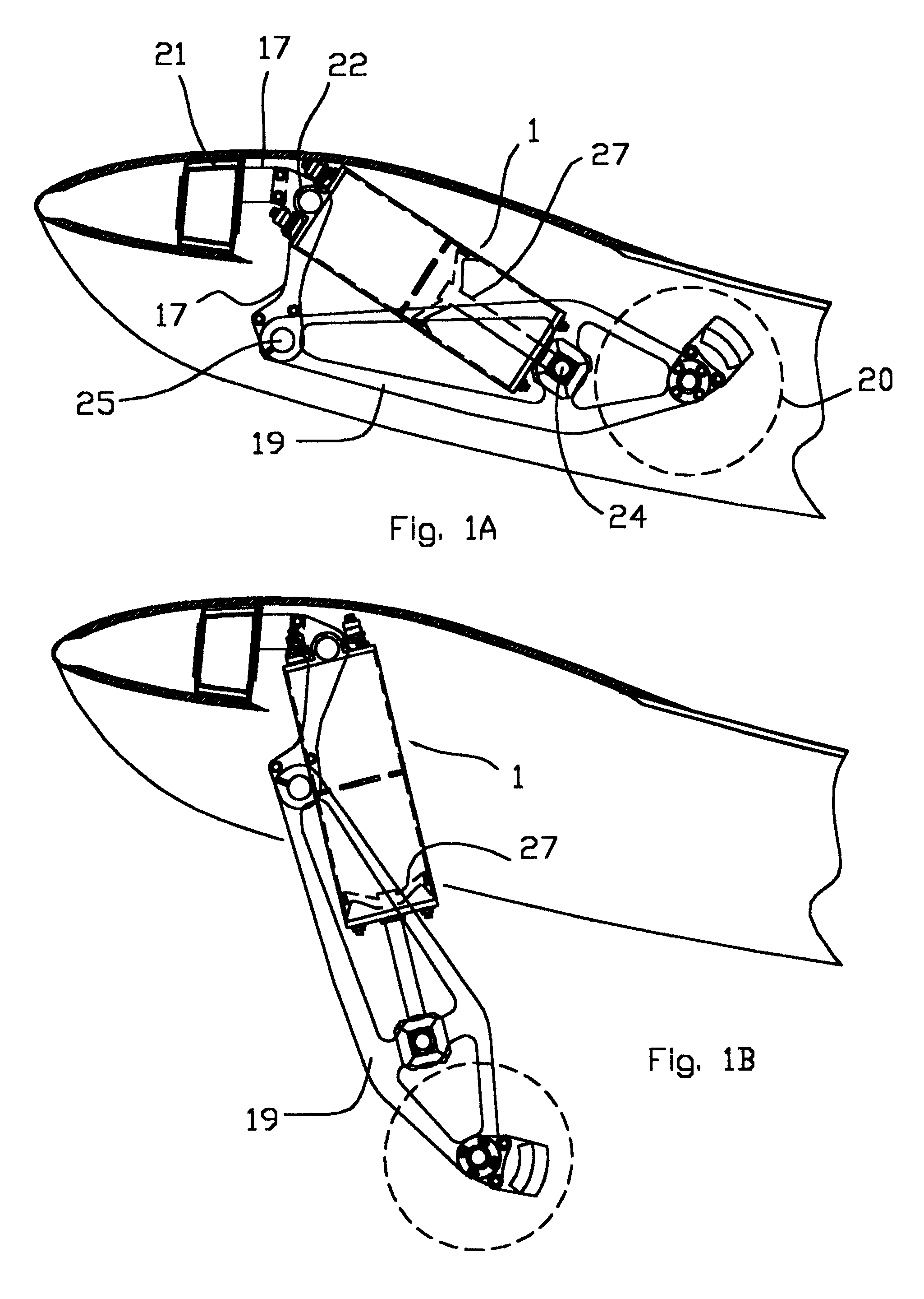 Landing gear shock absorber with variable viscosity fluid