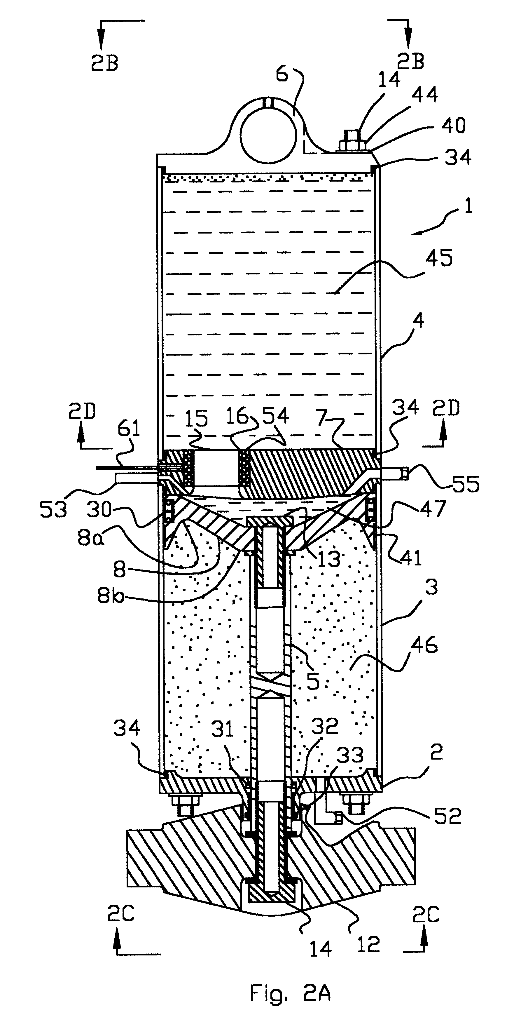 Landing gear shock absorber with variable viscosity fluid