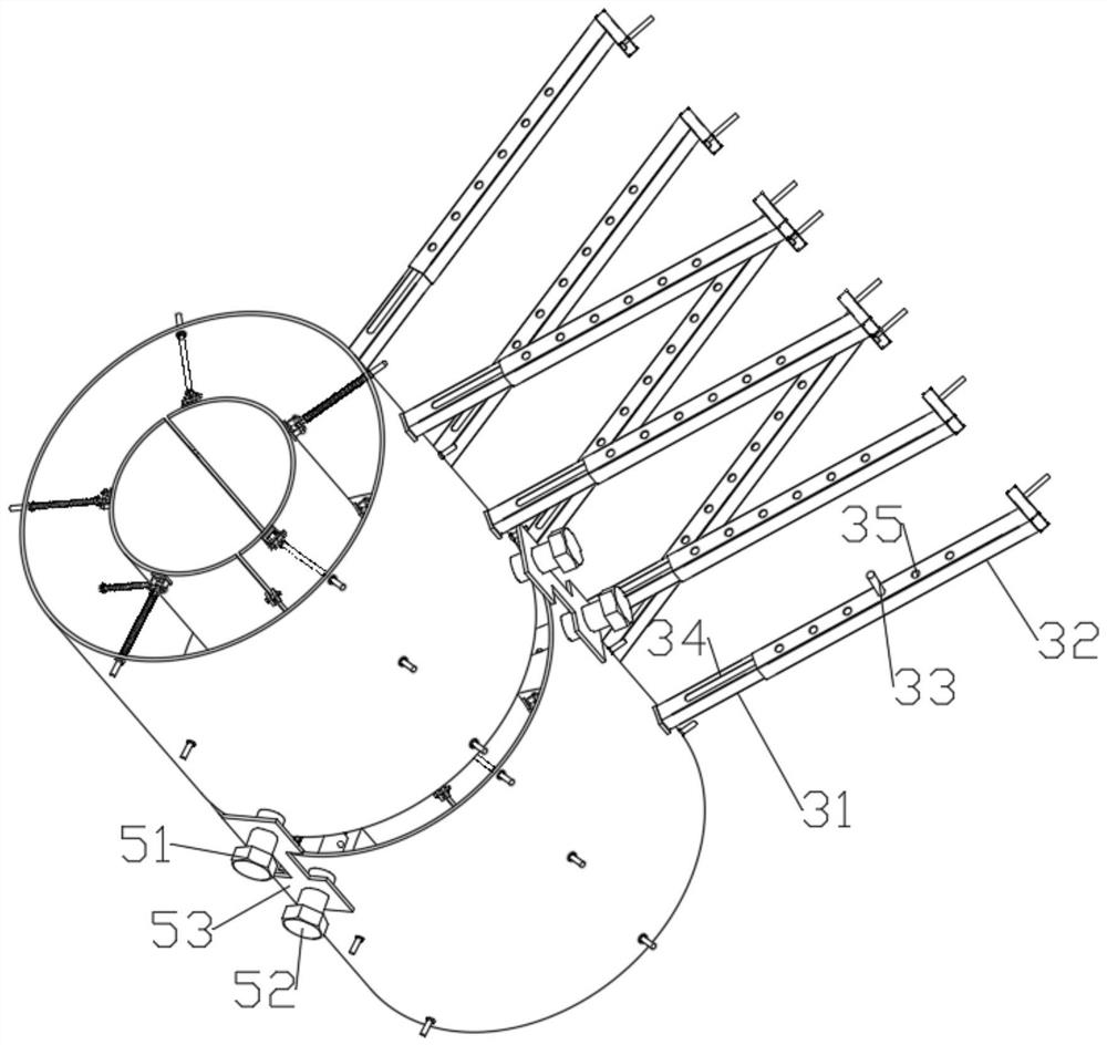 Anti-seismic support post for high-rise building structure