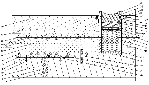 Green upgrading structure of concrete pavement and a reconstruction method thereof