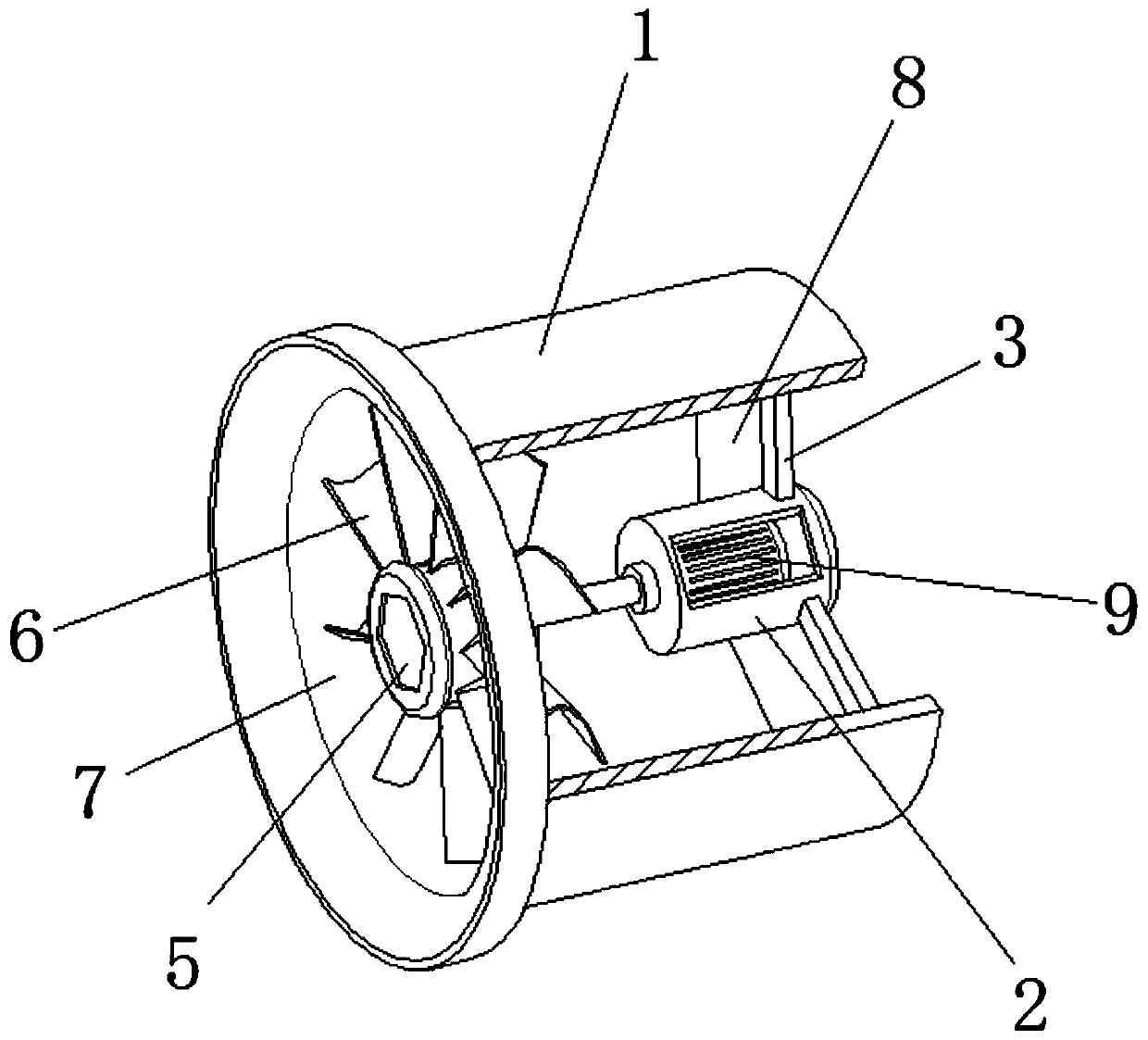 Small water head water turbine blade profile