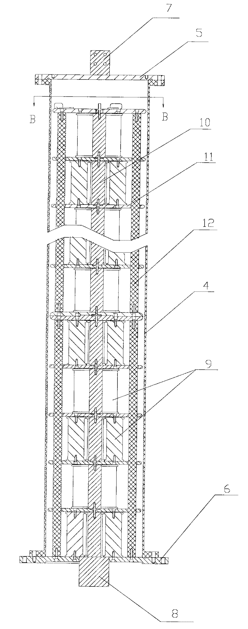 A Gas Insulated DC High Voltage Measuring Device