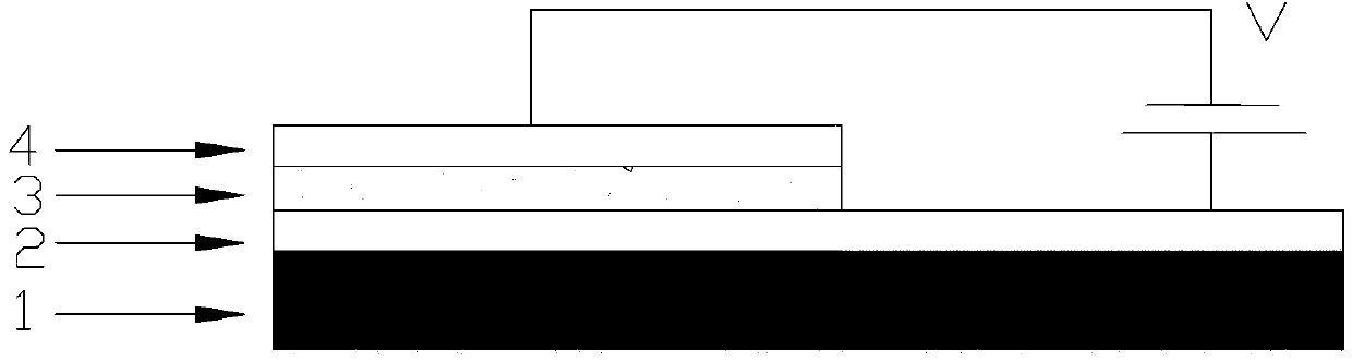 Praseodymium-doped indium silicate luminescent film, preparing method thereof and electroluminescent device