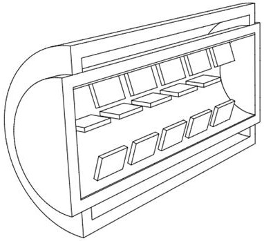 Up-and-down type roller drying equipment for biomass fuel