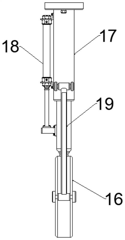 Lifting mechanism and street lamp hoisting equipment for constructional engineering