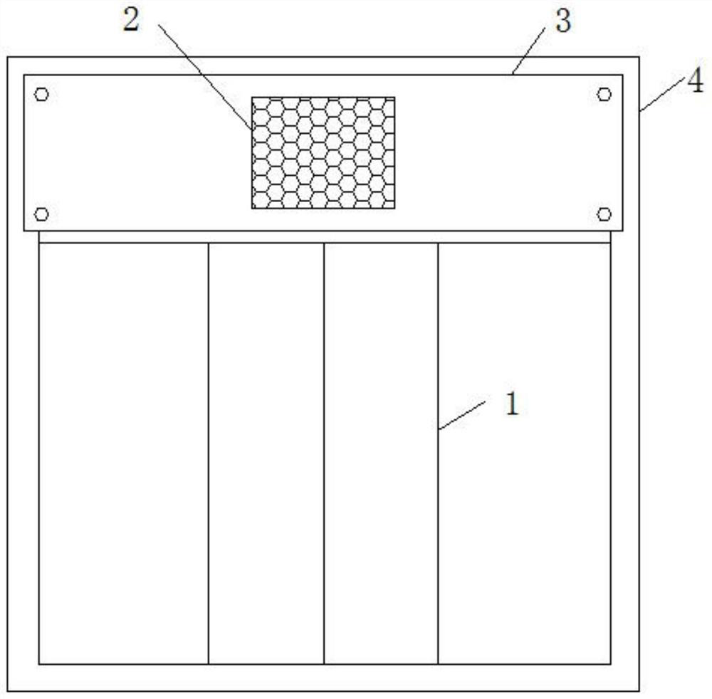 Roller shutter adjustable ventilated platform door for rail transit