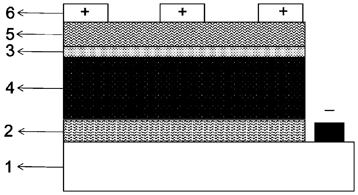 Perovskite photovoltaic cell with potassium hexafluorophosphate film as interface passivation layer