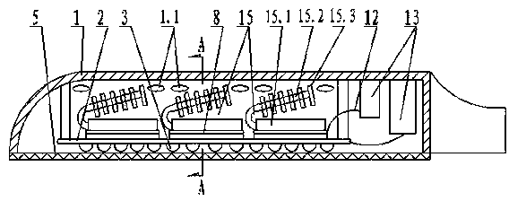 Low-light-degradation and high-power LED street lamp and manufacturing method thereof