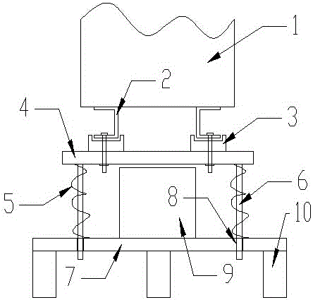 Shock insulation and noise reduction transformer base