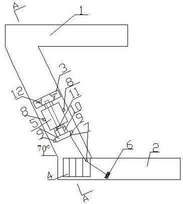 Steeply inclined coal seam filling mining method and application