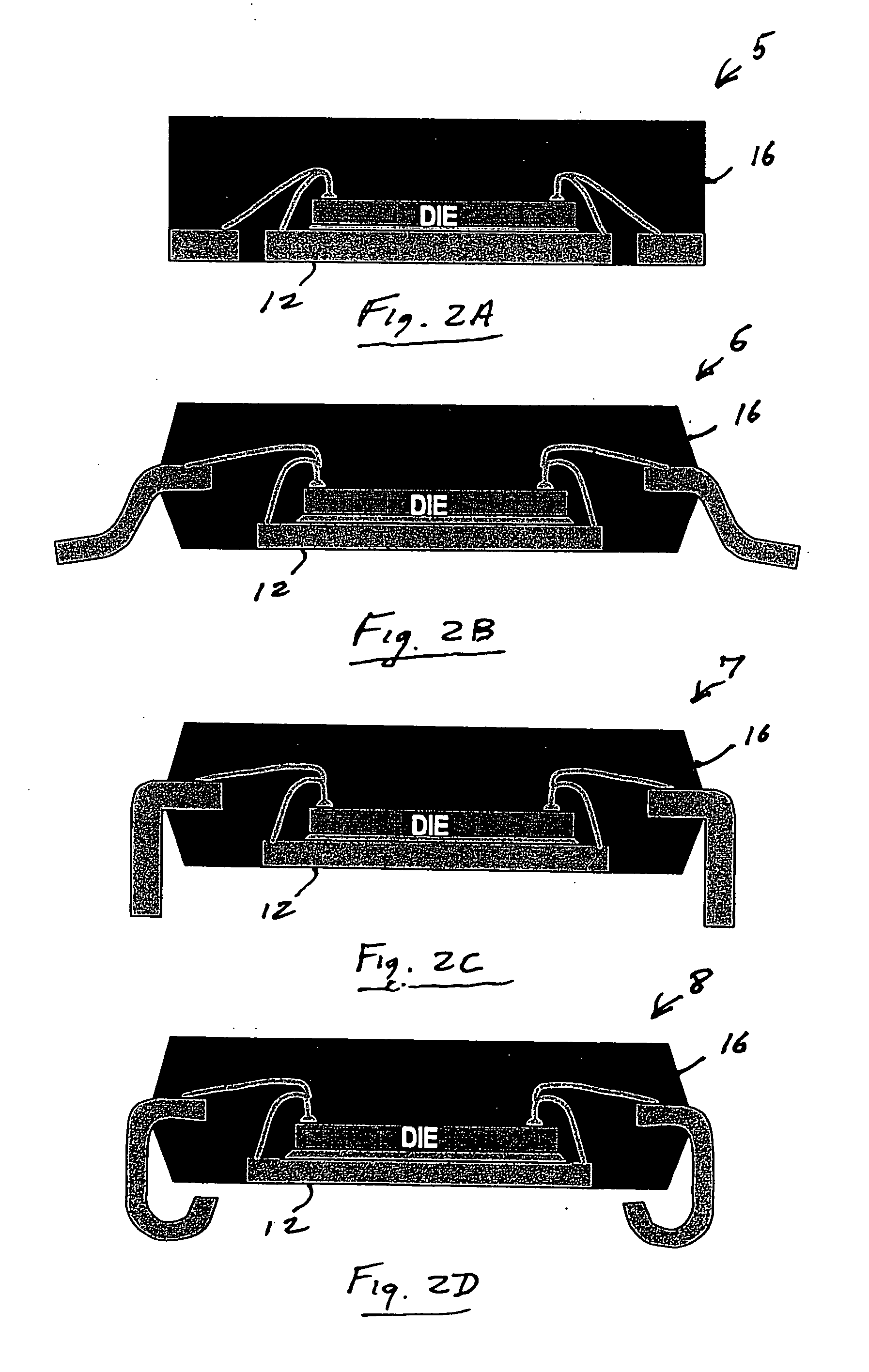 Semiconductor package including leadframe roughened with chemical etchant to prevent separation between leadframe and molding compound