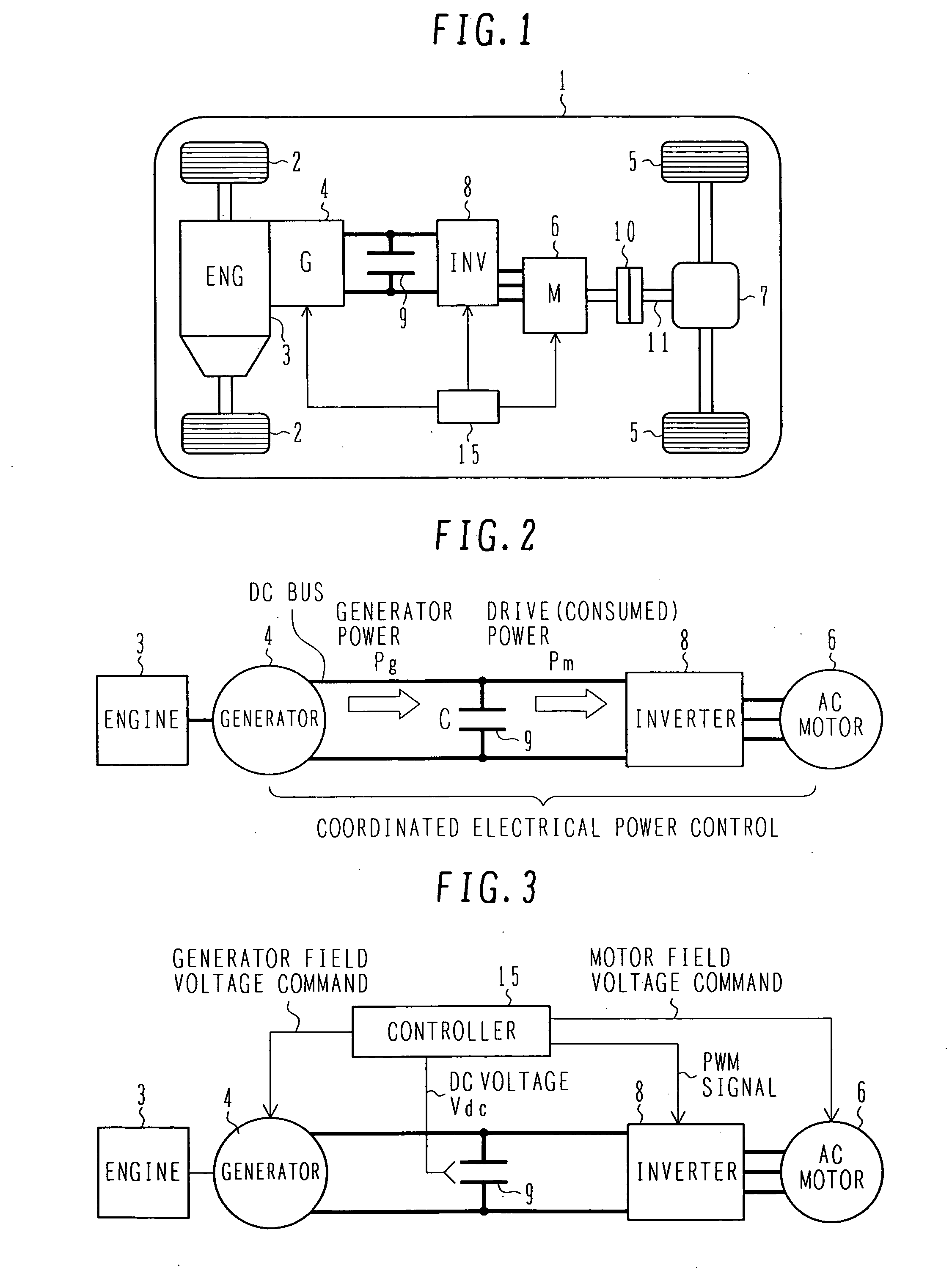 Controller for an electric four-wheel-drive vehicle