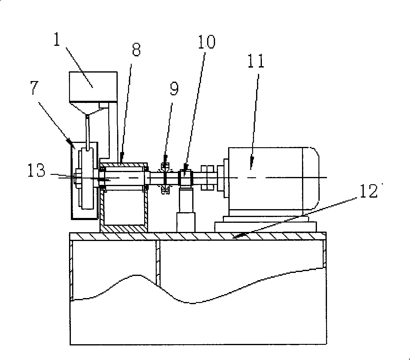 Friction wear testing machine