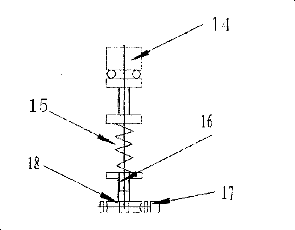 Friction wear testing machine