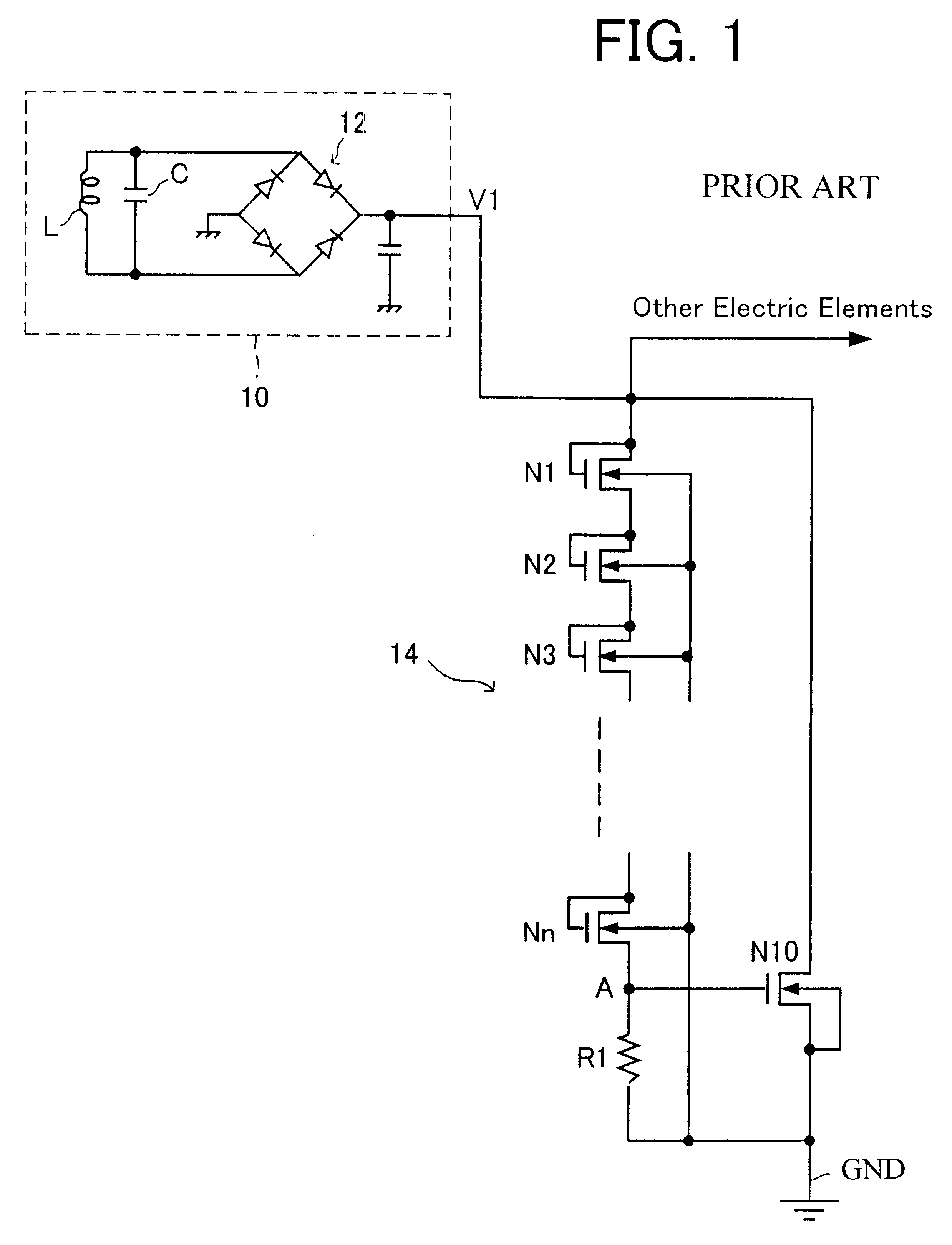 Noncontact interface circuit and method for clamping supply voltage therein